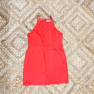 Coral Mini Dress